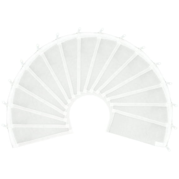 AQUANEAT Aquarium Filter Media Bags Fish Tank Extra Fine 100 Micron Mesh Bags 15pcs with Plastic Zipper for Activated Carbon