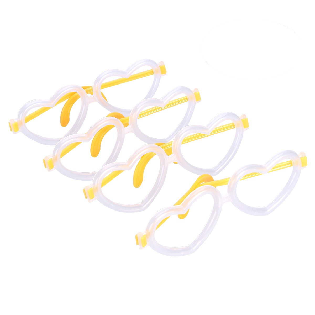 30pcs Glow Glasses Light Up Toy Party Favors Heart-shaped Eyeglasses Glow Sticks Party Supplies Accessories - image 1 of 6
