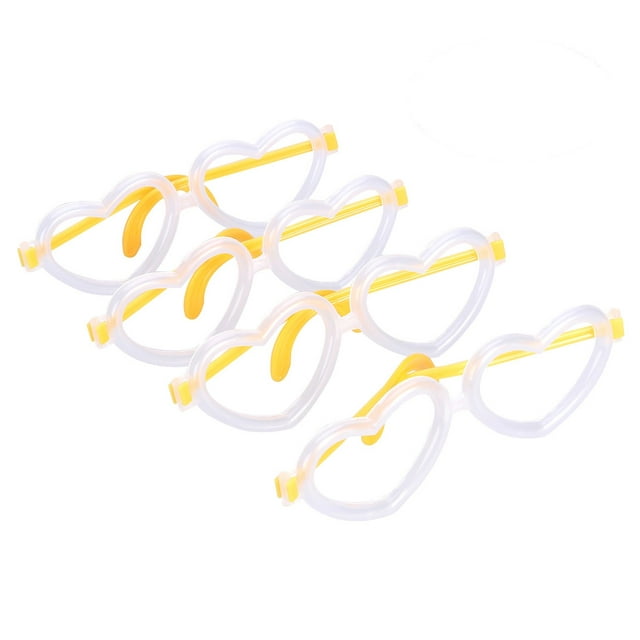 30pcs Glow Glasses Light Up Toy Party Favors Heart-shaped Eyeglasses Glow Sticks Party Supplies Accessories