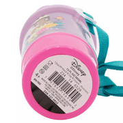 ZAK Disney Princess Rock N Sip Snack Canteen Water Bottle with Strap 13oz