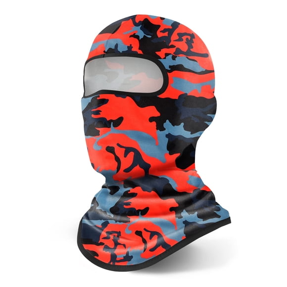 Máscara de esquí YESLIFE Red Camouflage para hombre y mujer