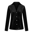 thumbnail image 4 of Qertyioot Chemise Décontractée à Manches Longues pour Femmes, Col Rabattu, Boutons, 4 of 6