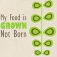 thumbnail image 2 of CafePress - My Food Is Grown Not Born Tote Bag - Unisex Canvas Tote Bag, Beige, 1-Piece, 2 of 7