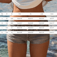 thumbnail image 4 of Women's Stretchy Skinny Denim Shorts,Low Rise Elastic Jean Shorts for Women Summer,Sexy Y2K Jorts Bottoms with Pockets,Comfy Streetwear Casual Shorts Grey XL, 4 of 10
