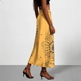thumbnail image 4 of Levmjia Womens Midi Skirt Printed High Waist Elastic Waist Slim Fit Casual Skirt Soft Breathable Stylish For Daily Dating Party Vacation Spring Summer Wear, 4 of 7