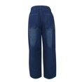thumbnail image 4 of JJHGVB Jeans for Women Baggy Jeans Barrel Jeans Women Elastic Wide Leg Baggy Jeans For Woman Low Jeans Denim Pants With Drawstring Barrel Jeans Women High Waisted Jeans Light Blue M, 4 of 7