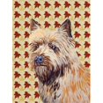 thumbnail image 1 of 11 x 15 In. Cairn Terrier Fall Leaves Portrait Flag, Garden Size, 1 of 1