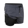 thumbnail image 2 of Double Layer Swimming Trunks Breathable Skin-Friendly Board Shorts for Male, 2 of 5