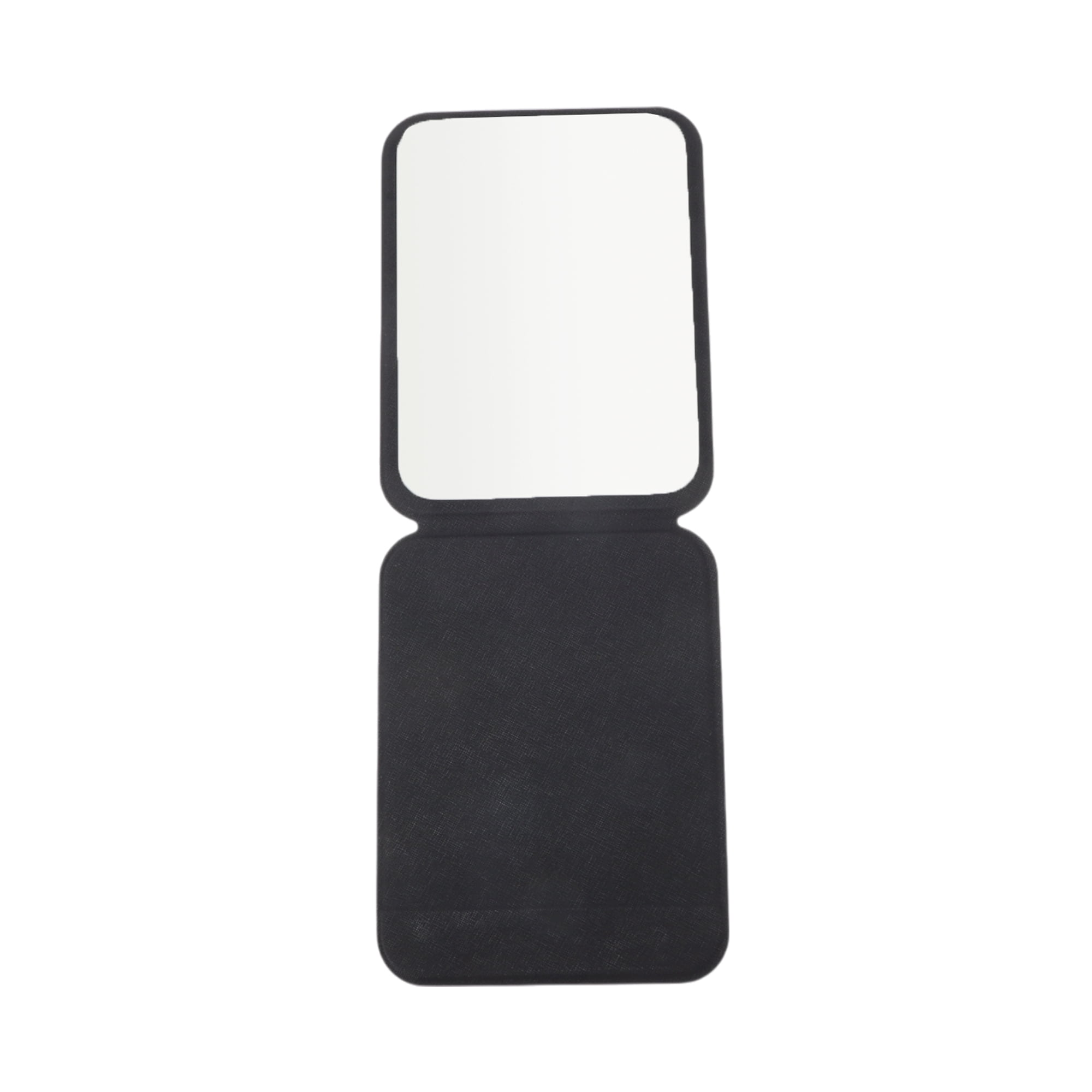 Unique Bargains 1Pc Durable Makeup Mirror for Travel in Yellow Color Design Large