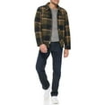 thumbnail image 2 of Men's Levi's® Quilted-Lined Shirt Jacket Color: Green Ombre Plaid Size: XL, 2 of 4