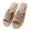 A-Beige46, variant on Yuanlong Womens Slippers Open Toe Slip-On Flat Indoor Slippers Soft Soled Everyday Leisure Bathroom Shoes