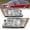 Chrome Amber, variant on For 2009-2018 Dodge Journey Headlamp Chrome Clear Replacement Set Headlight L&R