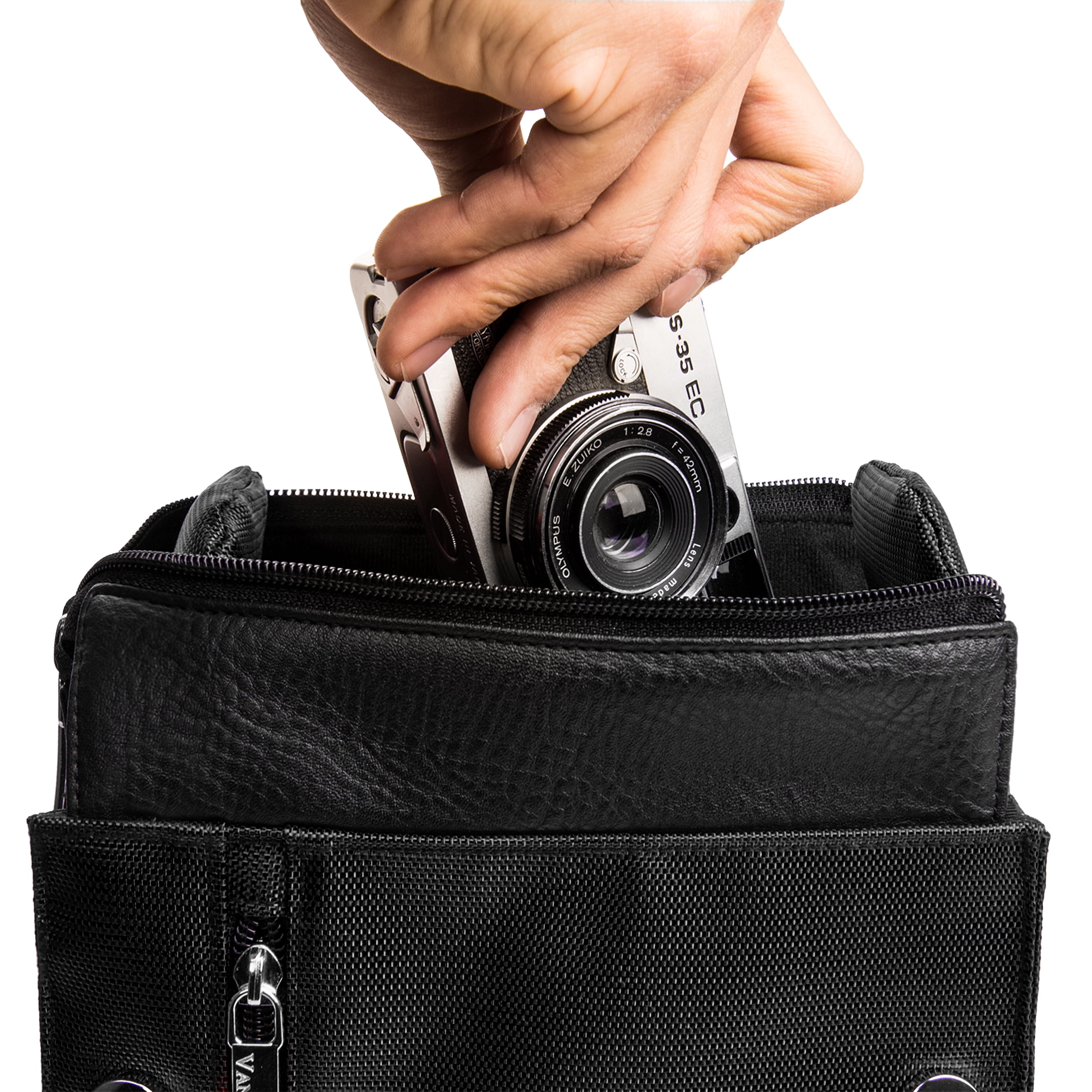 VANGODDY Metric Zippered Nylon Camera Carrying Case Shoulder Bag for Nikon D8 Series / D7 Series / D6 Series