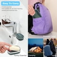 thumbnail image 7 of Travel Soap Container, Bar Soap Holder, Portable Soap Case, Soap Dish with Lid for Traveling, Camping, Gym, Bathroom (Blue Style-1), 7 of 7