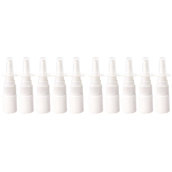 20Pcs 10Ml Bottle Refillable Plastic Mist Nose Nasal Sprayer