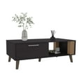 thumbnail image 4 of Miekor Furniture Coffee Table, 1 Door, 1 Shelf, Black / Natural Oak 79178, 4 of 8