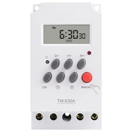 

JANGSLNG TM630A-2 Time Relay Programmable Strong Anti-interference Ability 220V DC Heavy Duty Electric Timer for Water Heater