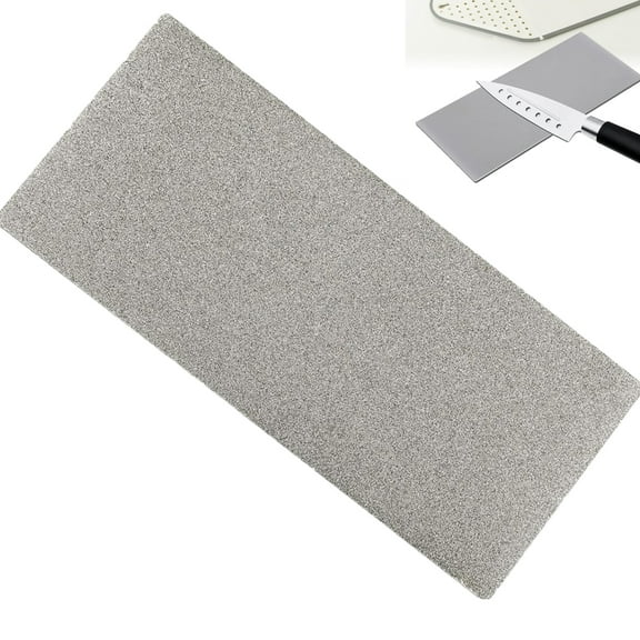 Diamond Sharpening Stone, Tutuviw 1200 Grit Sharpening Stone Tool Diamond Lapping Plate Abrasive Sanding Discs Sheet Coarse Grit for Wet Dry Chisel Honing, Abrasive Tool (Rectangle, 1200 Grit)