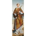 thumbnail image 2 of Frei Carlos 9x18 Gold Ornate Wood Frame and Double Matted Museum Art Print Titled - Saint Vincent, Patron Saint of Lisbon, 2 of 4