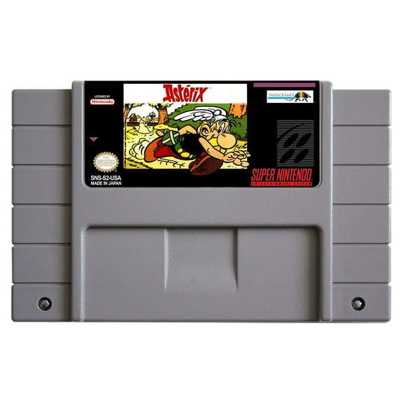 SNES Games Cartridge Asterix