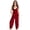 Red, variant on RTKFRFLM Girls Cami Jumpsuit Solid Color Sleeveless Romper with Pockets Blue 11-12 Years