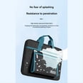thumbnail image 2 of Waterproof Laptop Bag, Tablet Bag Sleeve Handbage Portable Notebook Briefcase 15 Inch Dark Blue + Gray, 2 of 10