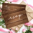 thumbnail image 3 of Koyal Wholesale 56-Pk RSVP Postcards for Wedding Rustic Wood Cardstock Response Reply Cards, "4 x 6", 3 of 5