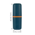 thumbnail image 3 of Shisuyan Toothpaste Storage Case Dark Blue 1Pcs 7.9In Anti Skid Portable, 3 of 8