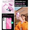 thumbnail image 2 of Funda Meifigno diseñada para iPhone 16 con protectores de pantalla, 2 of 6