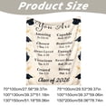 thumbnail image 3 of 2026 Graduation Gifts for Her Him, 2026 Graduation Throw Blankets, Class of 2026 Gifts Bulk, Senior Graduattion Decor, Best Gift for High School Senior Night, Soft Flannel Blanket,White 100*130cm, 3 of 9
