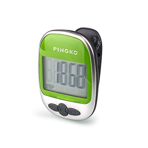 PINGKO Walking Pedometer Accurately Track Steps Portable Sport Pedometer Counter 