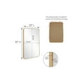 thumbnail image 3 of Design House Isla Modern Rectangle Wall Accent Mirror, 30" H x 20" L, Gold, 3 of 20