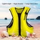 thumbnail image 4 of Chalecos de snorkel Chaquetas inflables Ligeras para bucear Surf Natación Deportes acuáticos al aire libre, 4 of 6