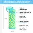 thumbnail image 2 of Botella con aislamiento al vacío THERMOS FUNTAINER Wavy Checkers de 473 ml, 2 of 5