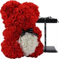 thumbnail image 1 of Regalos únicos, oso rosa, oso de peluche rosa en una caja de regalo, regalo de cumpleaños para mujeres, regalos para mamá, caja de regalo totalmente montada (rojo) Zhivalor  DE-CJW-0930, 1 of 7