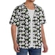 thumbnail image 2 of Fotbe Panda Bear Camisa Estampada de Manga Corta para Hombre, Casual de Verano, Estilo Playero, Sin Arrugas-Small, 2 of 5