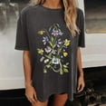 thumbnail image 7 of Drses Wildflowers Shirt for Women Oversized Floral Loose T Shirts Graphic Tees Flower Plant Shirts Womens Tops, 7 of 7