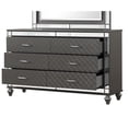 thumbnail image 4 of Glory Furniture Livorno G02702-D Dresser   Gunmetal Gray and Mirror, 4 of 9