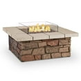 thumbnail image 2 of Bowery Hill Contemporary 38" Square Propane Fire Table in Buff, 2 of 8