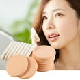 thumbnail image 6 of 16-Pack Circular Makeup Sponge Puff - Soft Round Facial Sponges for Powder, Cosmetic Foundation, and Makeup Application, 6 of 9