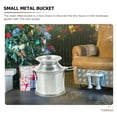 thumbnail image 4 of Guichaokj 2-Pack Mini Galvanized Metal Buckets for Dollhouse Decor, Small Tin Flower Pots for Crafts and Decorations, 4 of 6