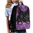 thumbnail image 3 of Yuyamidu Paw Cat Backpack for Girls Age 8-10 Years Old Purple Bookbag for Kids Cute Book Bag Primary School Bag Elementary School Backpacks for Girls, 3 of 6