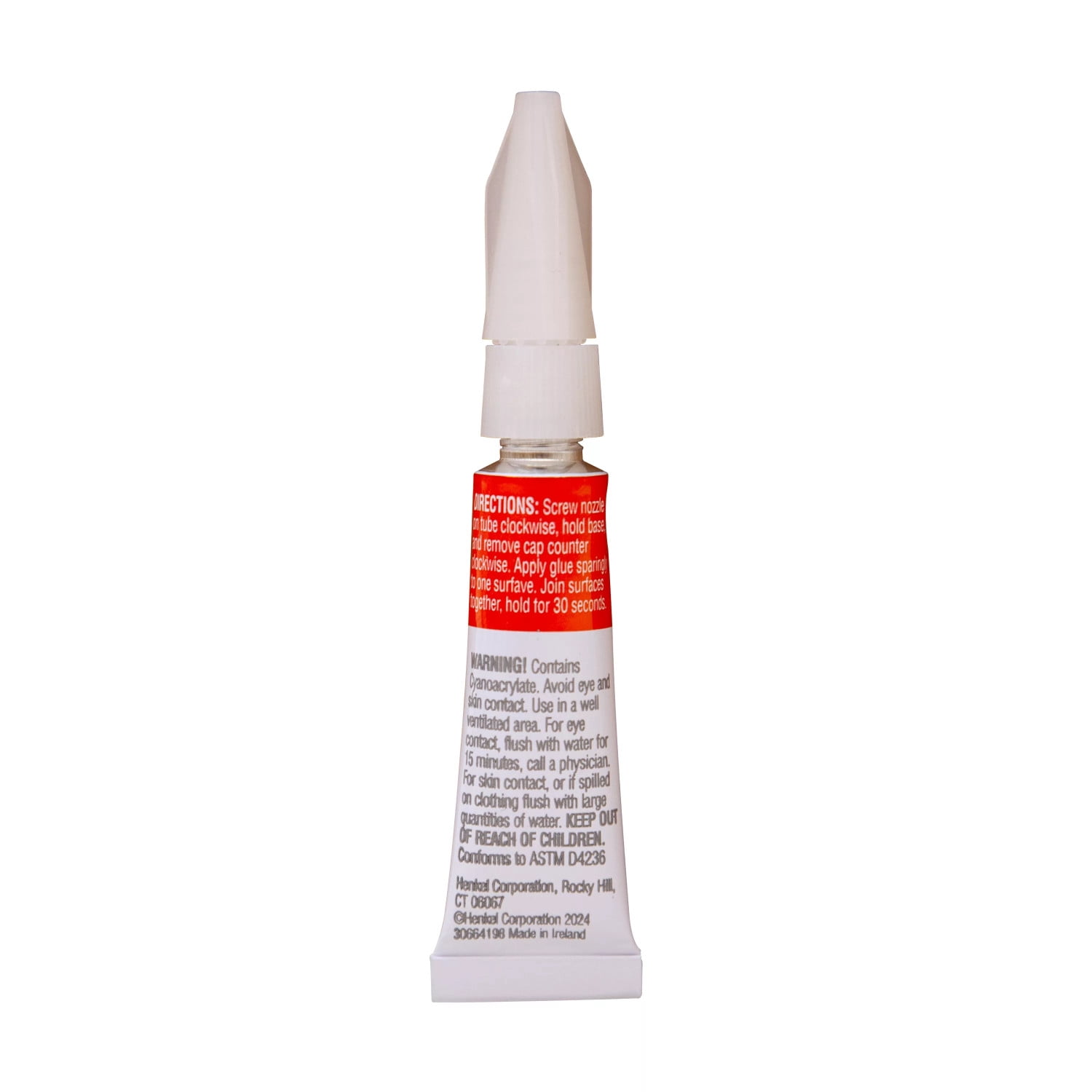 Loctite Essentials Super Glue Gel Tube, 1 Pack of 4 Tubes, Clear 0.07 oz Tubes