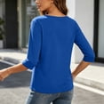 thumbnail image 7 of Guluxicc Women's Open Front Shirts Long Sleeve Solid Tops for Everyday Wear Summer Casual Outfits, 7 of 7