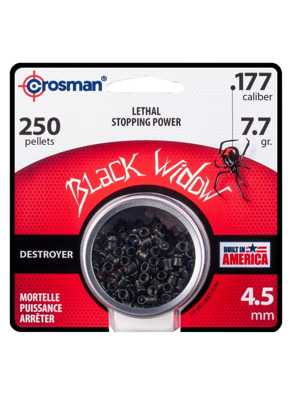 Crosman Premier Black Widow 177cal Pellet, 250 Count