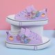 thumbnail image 2 of Disney niños dibujos animados Frozen princesa ELSA niña usar zapatos casuales suaves niños lona estudiante deportes zapatos correr Shoes32-plantilla 19,5 cm Gao Jinjia LED, 2 of 2