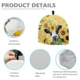 thumbnail image 6 of ZUXONGSY Cow Sunflower Tea Cozy for Teapot Kettle Protective with Hanging Loop Teapot Kettle Dust Cover Not Easy to Pilling and Fade Decorative Teapot Cover for Gifts, 6 of 7