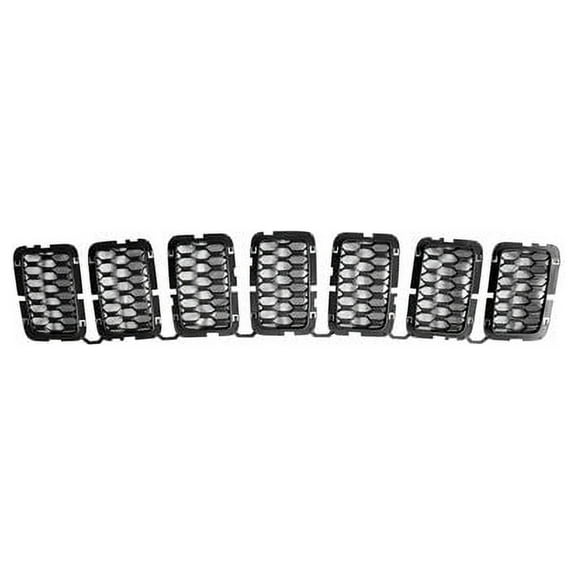 Grille - Compatible with 2017 - 2021 Jeep Grand Cherokee 2018 2019 2020