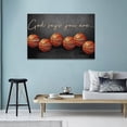 thumbnail image 4 of Inspirational Basketball Boys Room Wall Art Motivational Sports Basketball Pictures Wall Decor God Says You Are Canvas Print Painting Framed Modern Home Artwork For Dorm Gym Bedroom Office 16"x12", 4 of 7