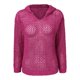 thumbnail image 2 of Gibobby Casual Suéter para Mujer, suéter ligero con cuello en V para mujer(Rosa caliente,XG), 2 of 5